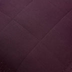 Dusklia - Oxford Pure Cotton Quilted Bedspread - Aubergine
