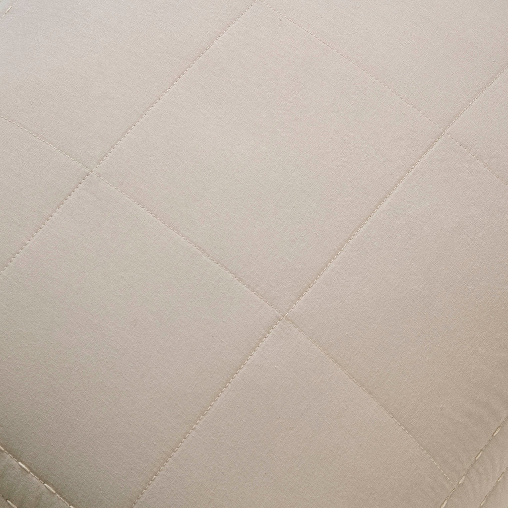 Dusklia - Oxford Cotton Rich Quilted Cushion Cover - Champagne