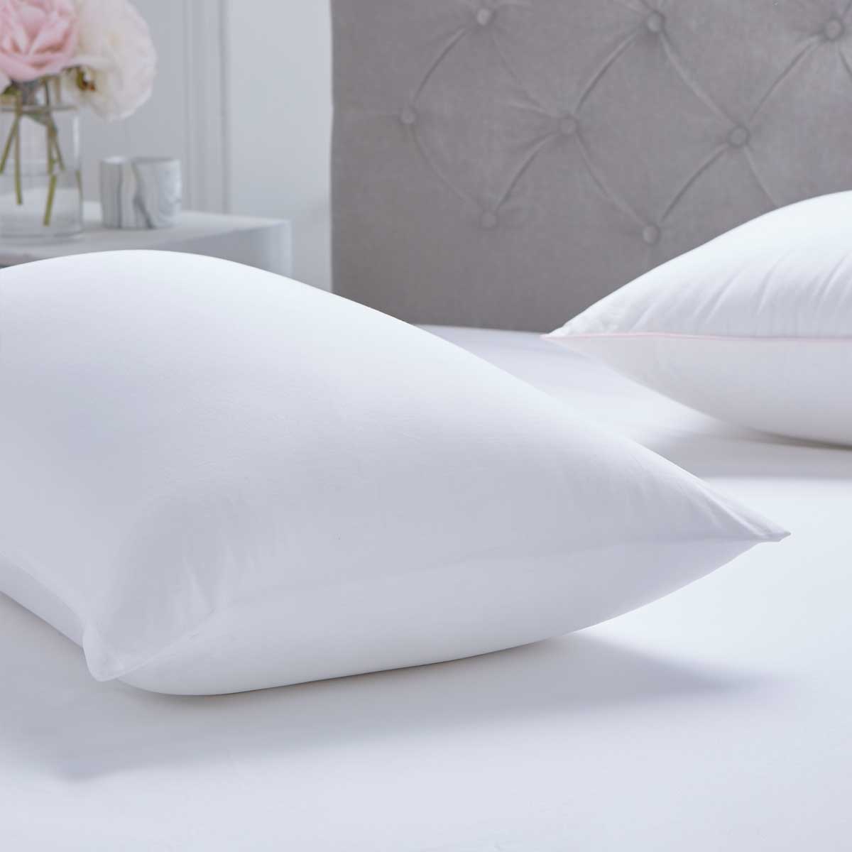 Dusklia - Pair of 100% Cotton Pillow Protectors