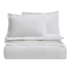 Dusklia - Pair of 100% Egyptian Cotton 600 Thread Count Oxford Pillowcases - White
