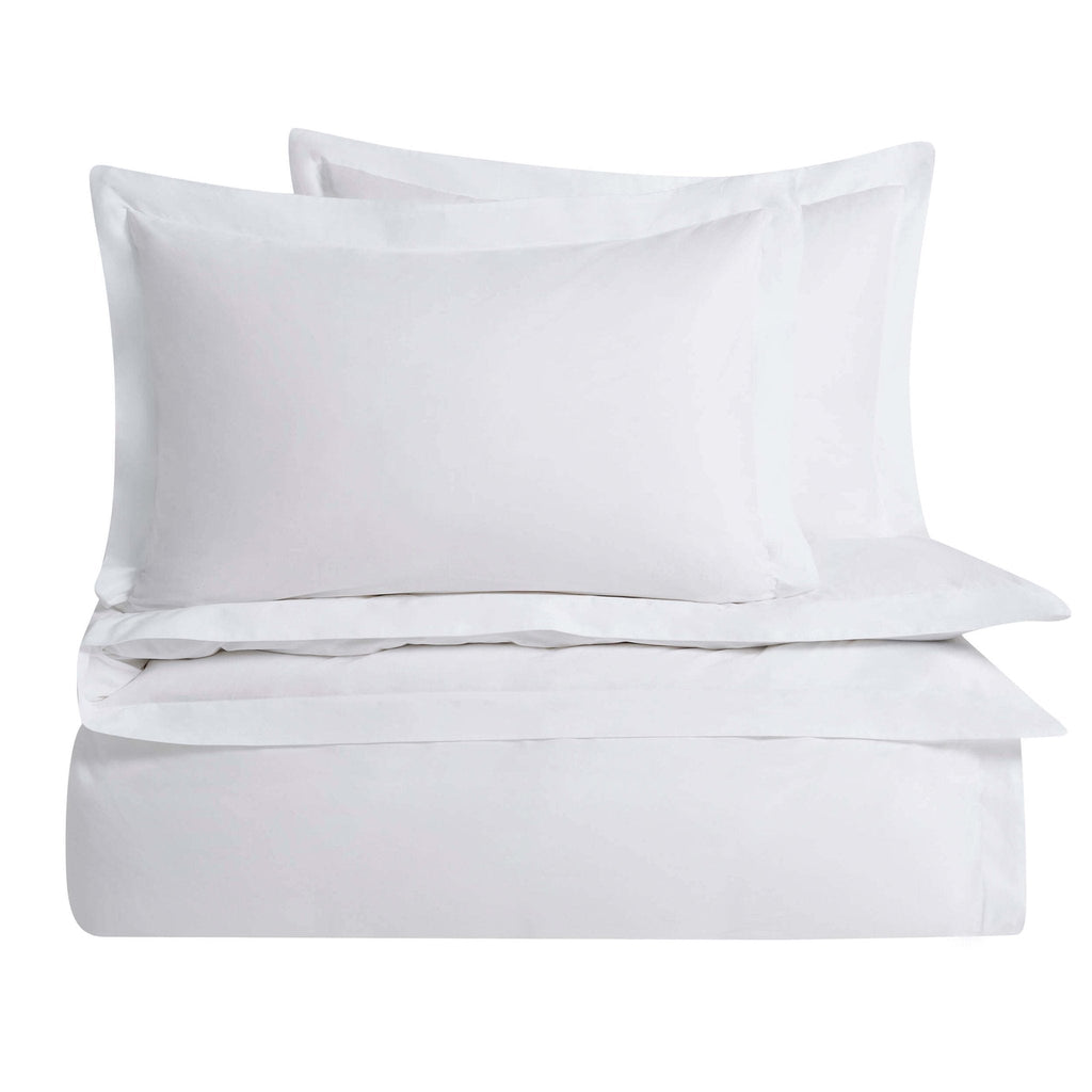 Dusklia - Pair of Anti-Allergy 200 Thread Count Oxford Pillowcases - White