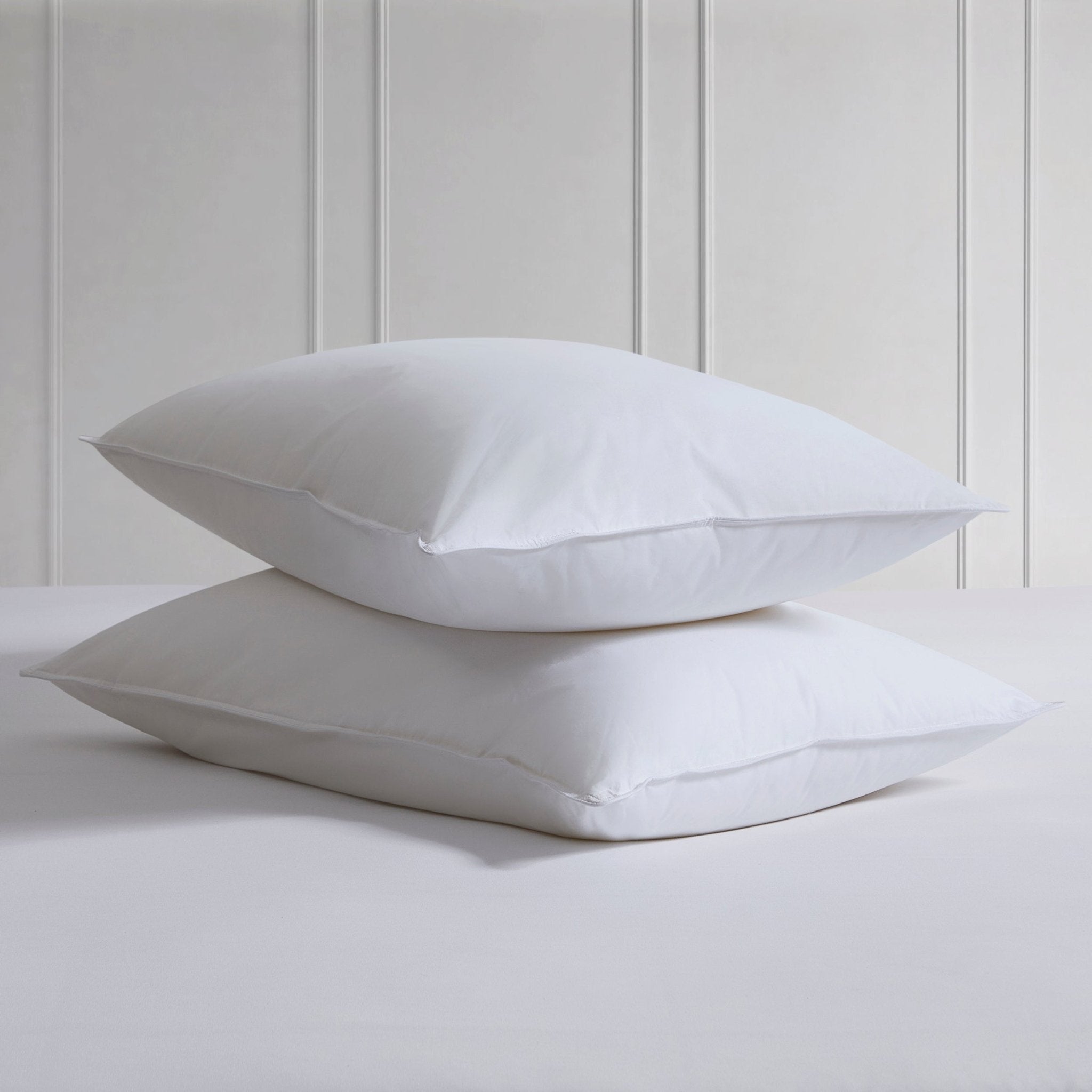 Dusklia - Pair of Anti-Allergy Feels Like Down Quilted Pillow Protectors