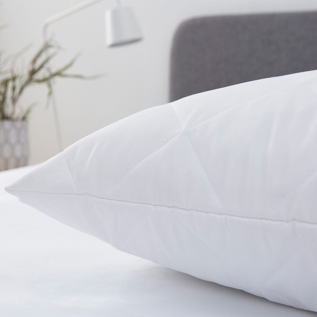 Dusklia - Pair of Anti-Allergy Feels Like Down Quilted Pillow Protectors