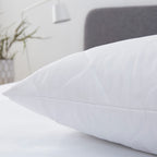 Dusklia - Pair of Anti-Allergy Feels Like Down Quilted Pillow Protectors