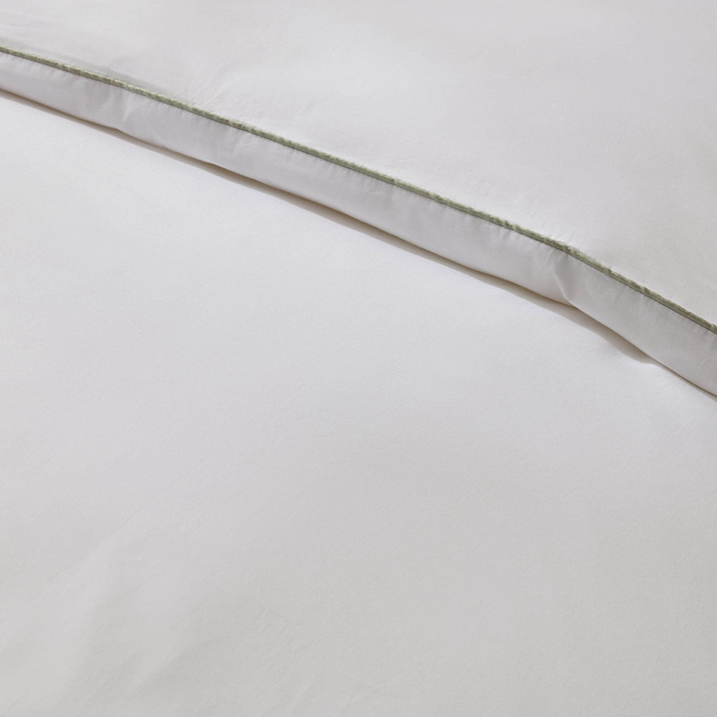 Dusklia - Pair of Cambridge Pillowcases with Bows - 200 Thread Count - Sage