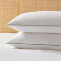 Dusklia - Pair of Cambridge Pillowcases with Bows - 200 Thread Count - Sage
