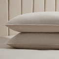 Dusklia - Pair of Linen Cotton Blend Pillowcases  - Desert Sand