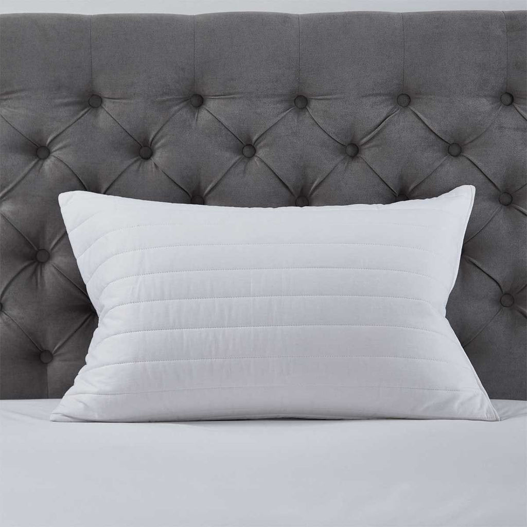 Dusklia - Pair of Luxury Quilted 100% Cotton Pillow Protectors