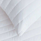 Dusklia - Pair of Luxury Quilted 100% Cotton Pillow Protectors
