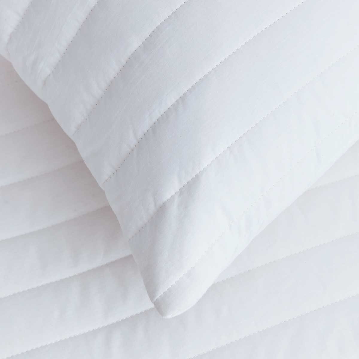 Dusklia - Pair of Luxury Quilted 100% Cotton Pillow Protectors