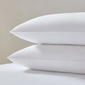 Dusklia - Pair of Plain-Dye Classic Pillowcases - 200 Thread Count  - White