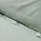 Dusklia - Pair of Plain-Dye Oxford Pillowcases - 200 Thread Count  - Olive