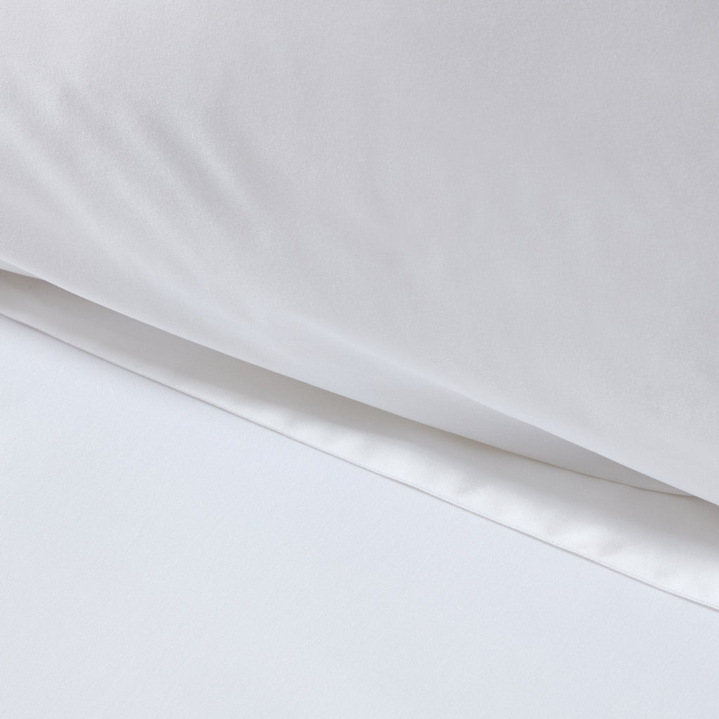 Dusklia - Pair of Plain-Dye Oxford Pillowcases - 200 Thread Count  - White