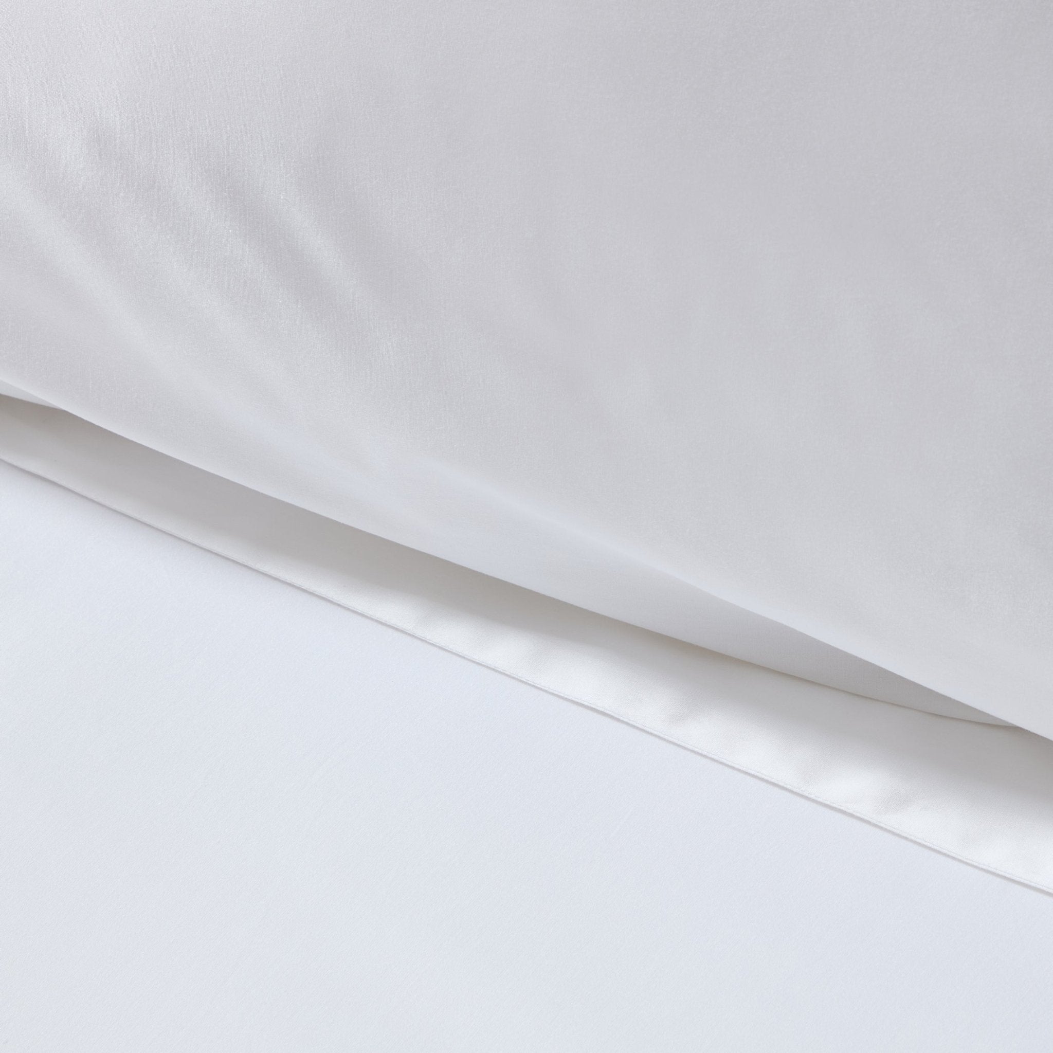 Dusklia - Pair of Plain-Dye Oxford Pillowcases - 200 Thread Count  - White