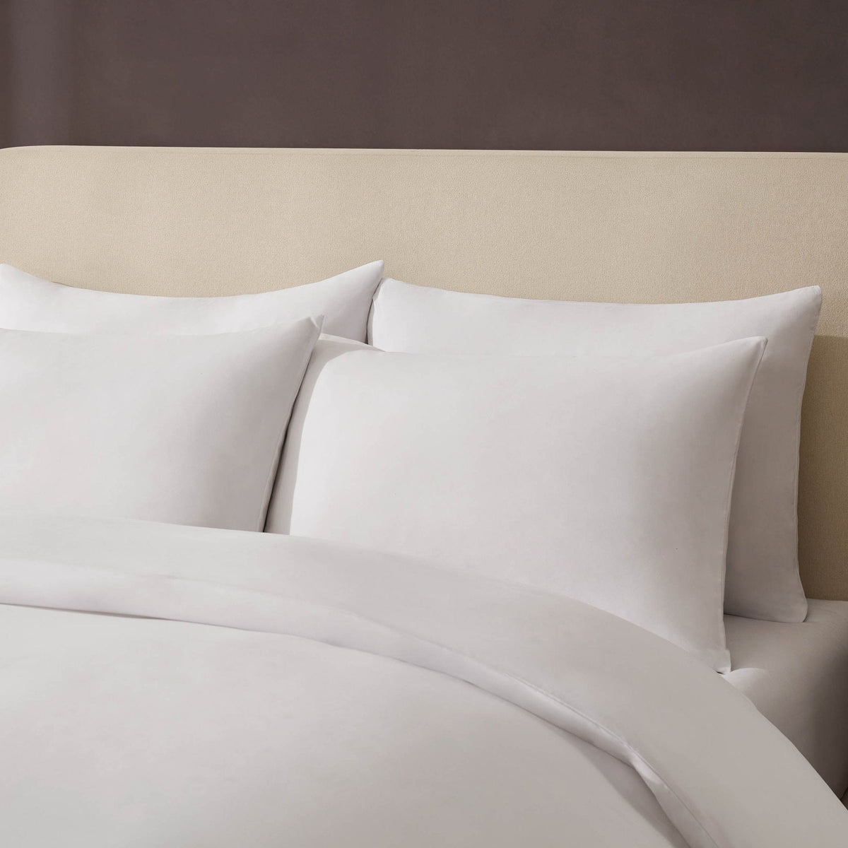 Dusklia - Pair of Soft Touch Microfibre Pillowcases - White