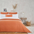 Dusklia - Palma Cushion Cover - Burnt Orange