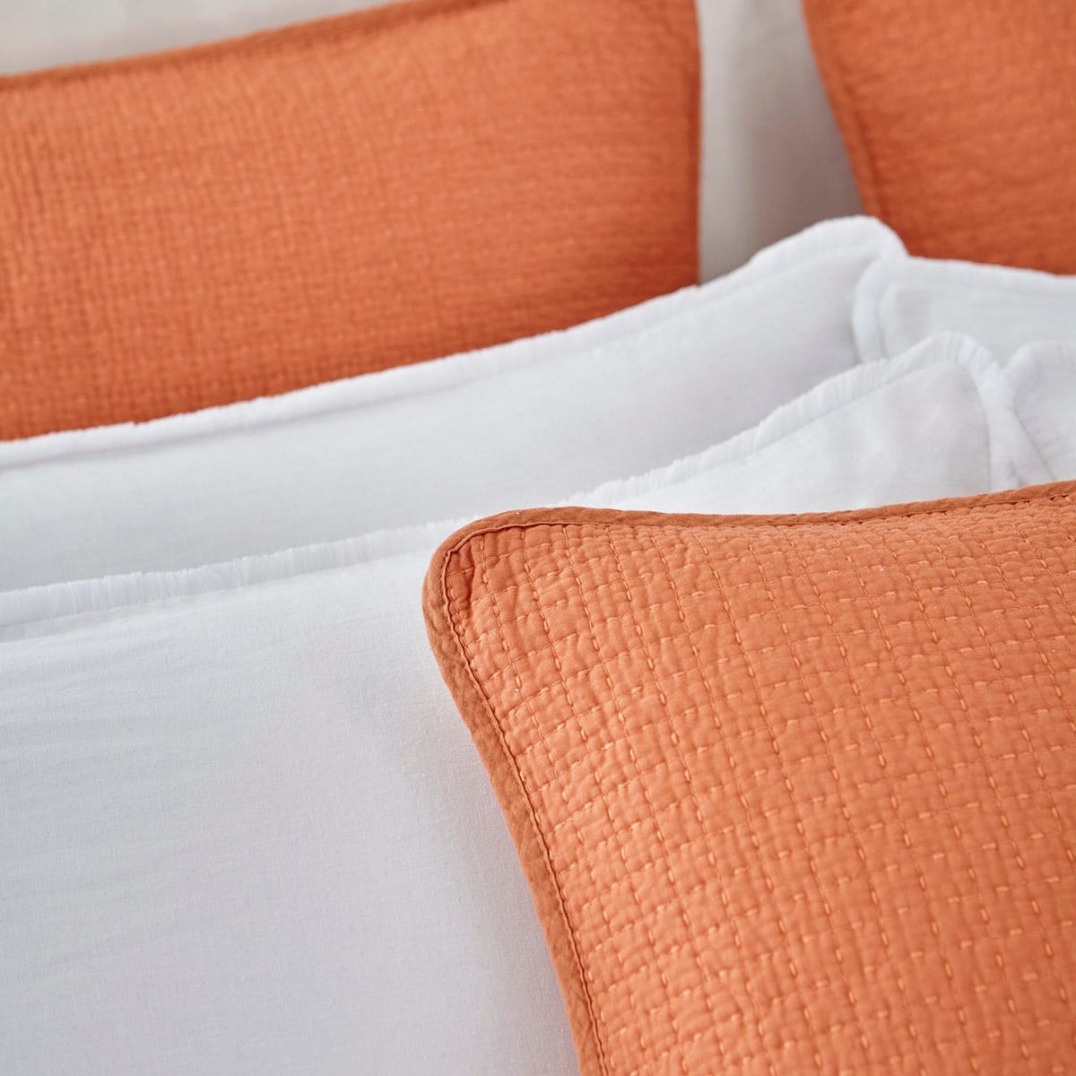 Dusklia - Palma Cushion Cover - Burnt Orange