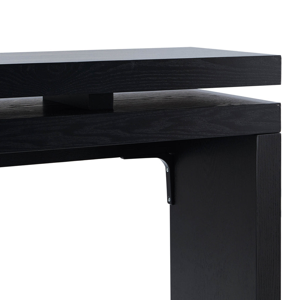 Dusklia - Penny Ash Console Table  - Black