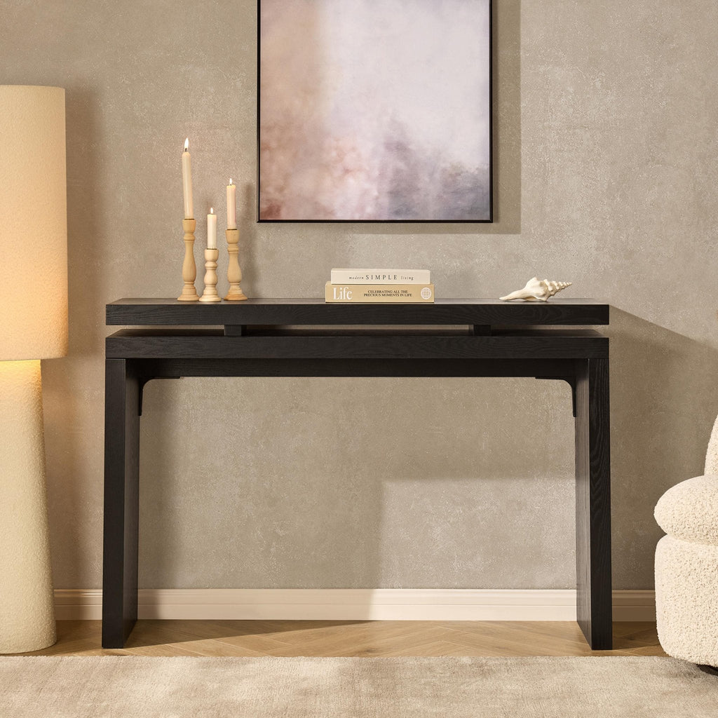 Dusklia - Penny Ash Console Table  - Black