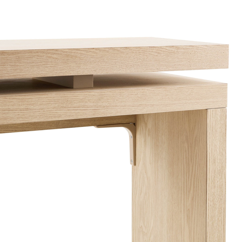 Dusklia - Penny Ash Console Table - Light Wood