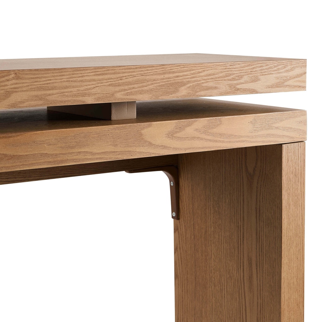 Dusklia - Penny Ash Console Table - Medium Wood