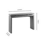 Dusklia - Penny Ash Console Table  - Black