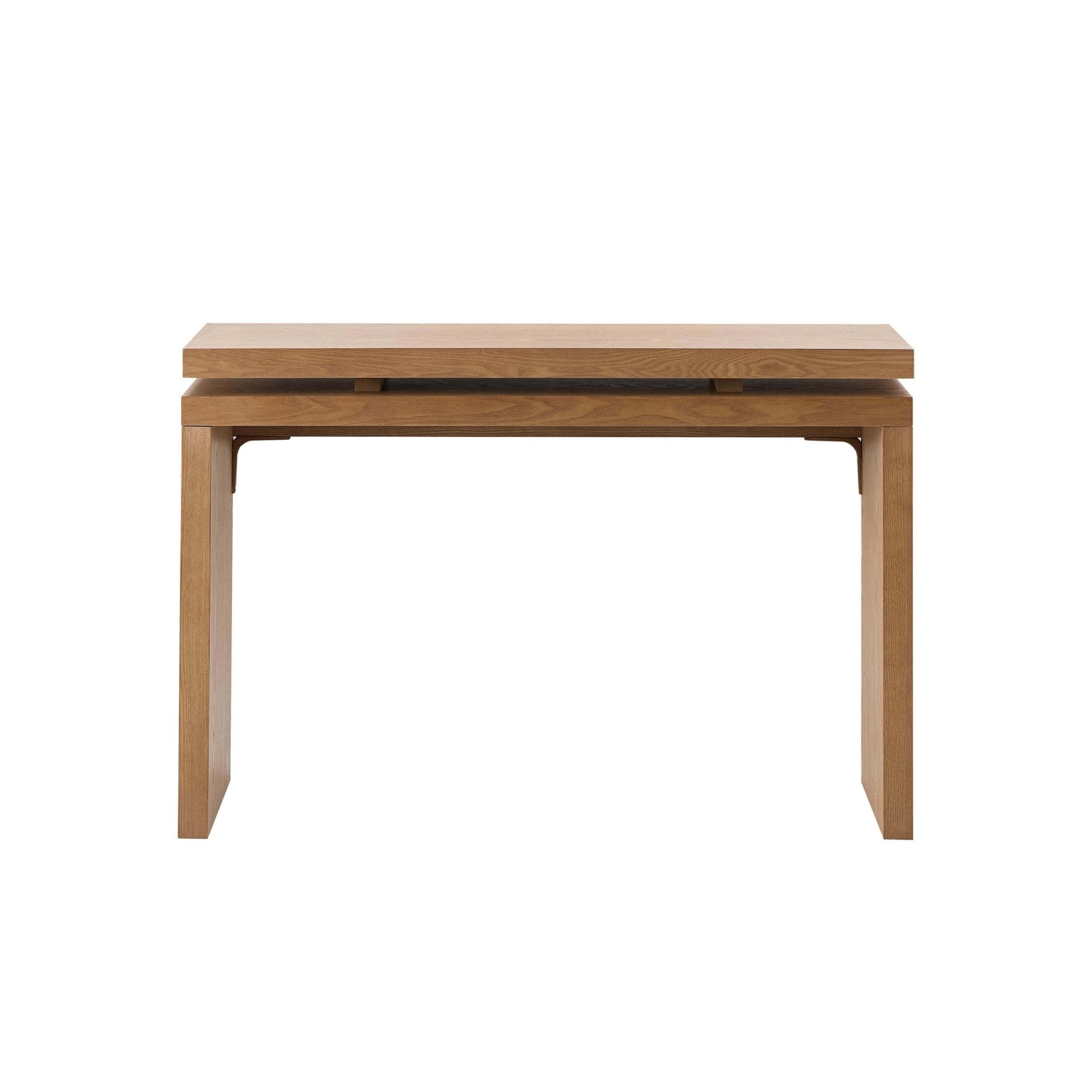 Dusklia - Penny Ash Console Table - Medium Wood