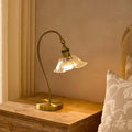 Dusklia - Petal Glass Brass Table Lamp - Brass