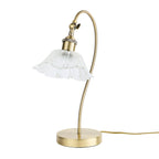Dusklia - Petal Glass Brass Table Lamp - Brass