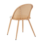 Dusklia - Phoebe Set Of 2 Dining Chairs - Boucle Ivory/Natural
