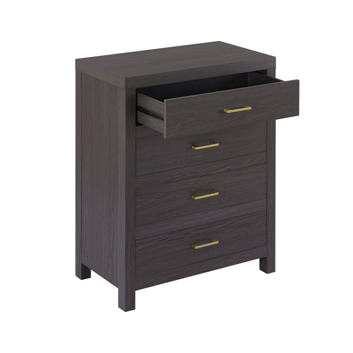 Dusklia - Piper 4 Drawer Chest - Dark Wood