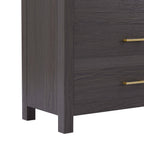 Dusklia - Piper 4 Drawer Chest - Dark Wood