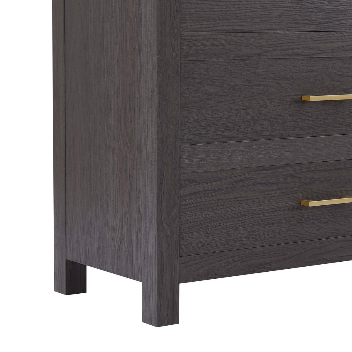 Dusklia - Piper 4 Drawer Chest - Dark Wood