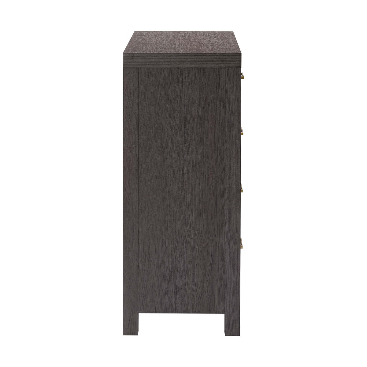 Dusklia - Piper 4 Drawer Chest - Dark Wood