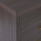 Dusklia - Piper 4 Drawer Chest - Dark Wood