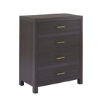 Dusklia - Piper 4 Drawer Chest - Dark Wood