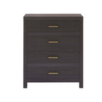Dusklia - Piper 4 Drawer Chest - Dark Wood