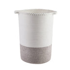 Dusklia - Plait Rope Storage Basket - Off White/Natural