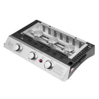 Plancha au gaz REVO Brasa – 3 brûleurs 7,5 kW – Acier noir – Butane/Propane