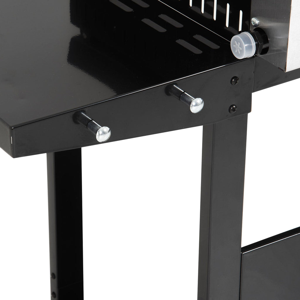 Plancha à gaz REVO Mérida – 3 brûleurs 6 kW avec chariot – Plaque en acier émaillé