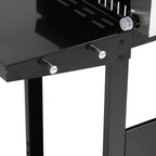 Plancha à gaz REVO Mérida – 3 brûleurs 6 kW avec chariot – Plaque en acier émaillé