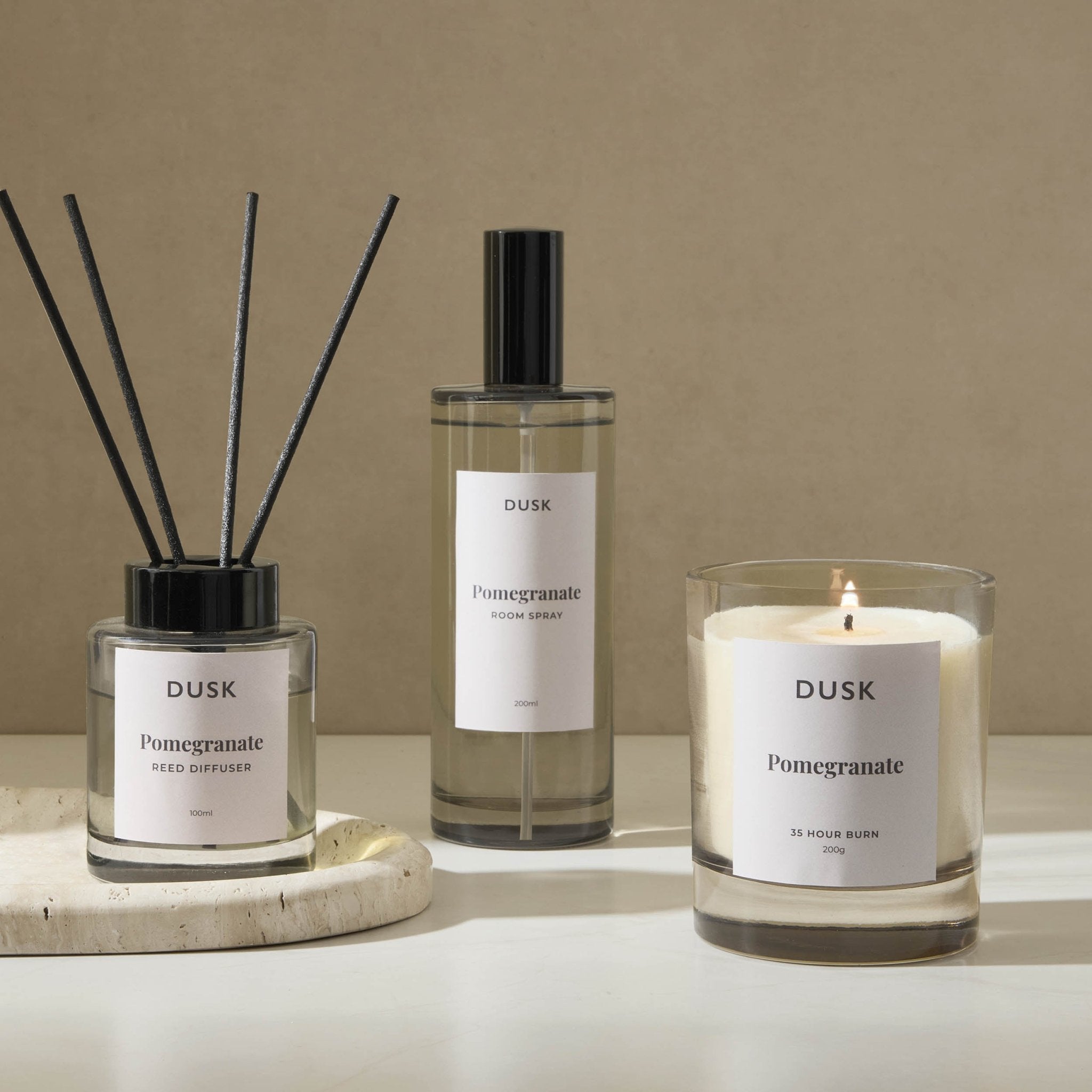 Dusklia - Pomegranate Fragrance Range - Pack of 3