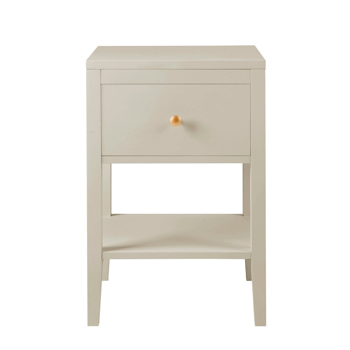 Dusklia - Poppy 1 Drawer Nightstand - Cream