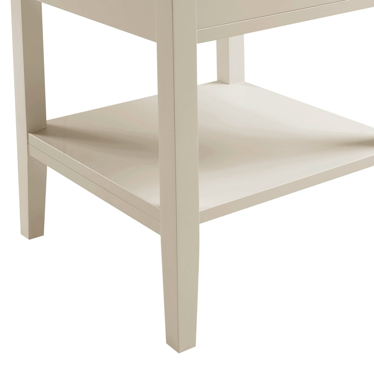 Dusklia - Poppy 1 Drawer Nightstand - Cream