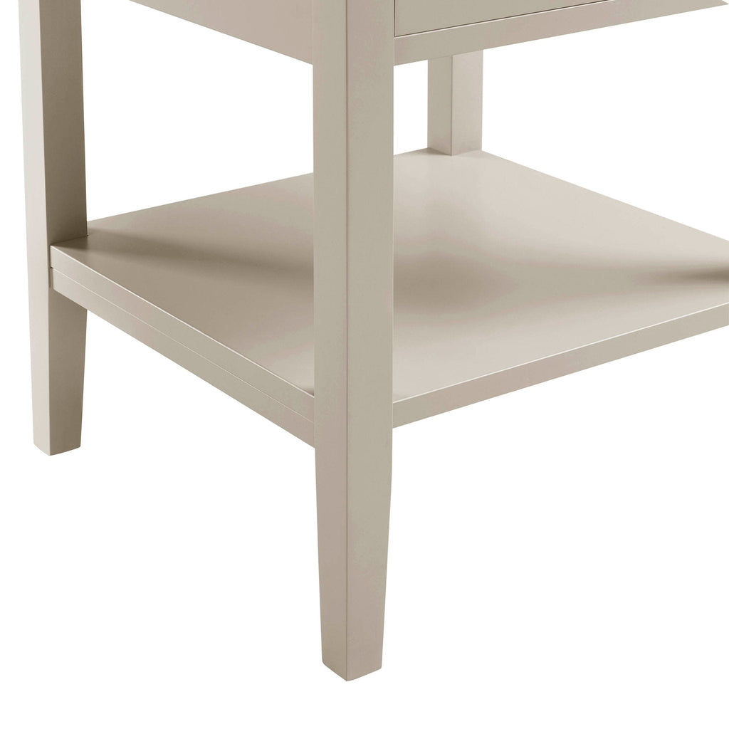 Dusklia - Poppy 1 Drawer Nightstand - Taupe