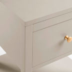 Dusklia - Poppy 1 Drawer Nightstand - Taupe