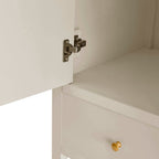 Dusklia - Poppy 2 Door Wardrobe with Drawer - Cream