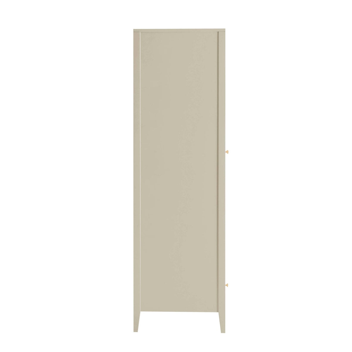 Dusklia - Poppy 2 Door Wardrobe with Drawer - Cream