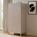 Dusklia - Poppy 2 Door Wardrobe with Drawer - Taupe