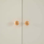Dusklia - Poppy 2 Door Wardrobe with Open Shelves - Cream